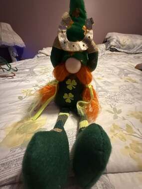 Northlight 12.5" Shamrock St. Patrick's Day Leprechaun Gnome